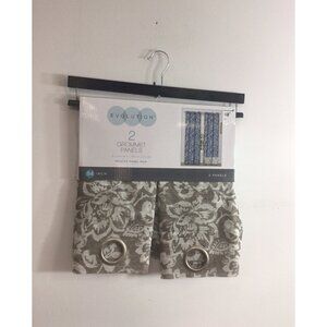 Evolution Grommet Curtain Panels Set of 2 NEW
